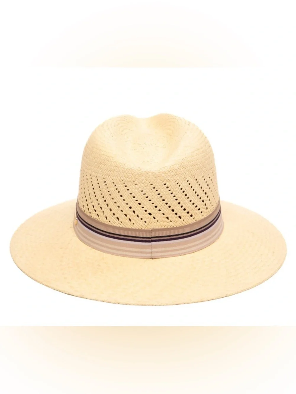 Trina Turk Palms Fedora Panama hat EUC